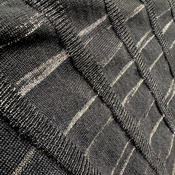 VERSACE fine black/gold cardigan XS-S/40 - Picture 9 of 9